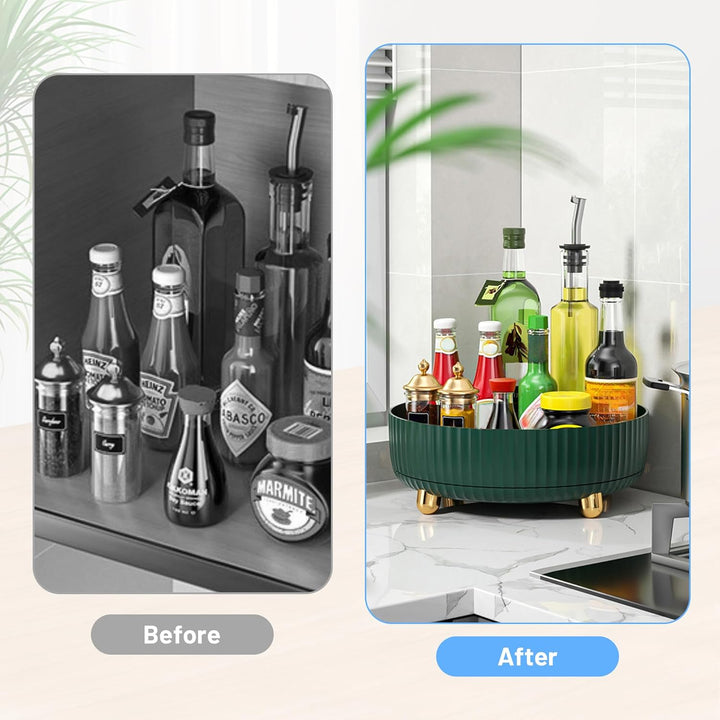 Rotating Makeup Organizer, 360 Rotating Organiser Spinner Tray, Rotating Lazy Susan Organizer is Per