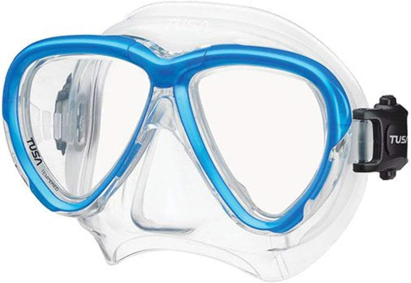 Tusa Intega tauch-Maske schnorchel taucherbrille Profi Fishtail Blue, Fishtail Blue