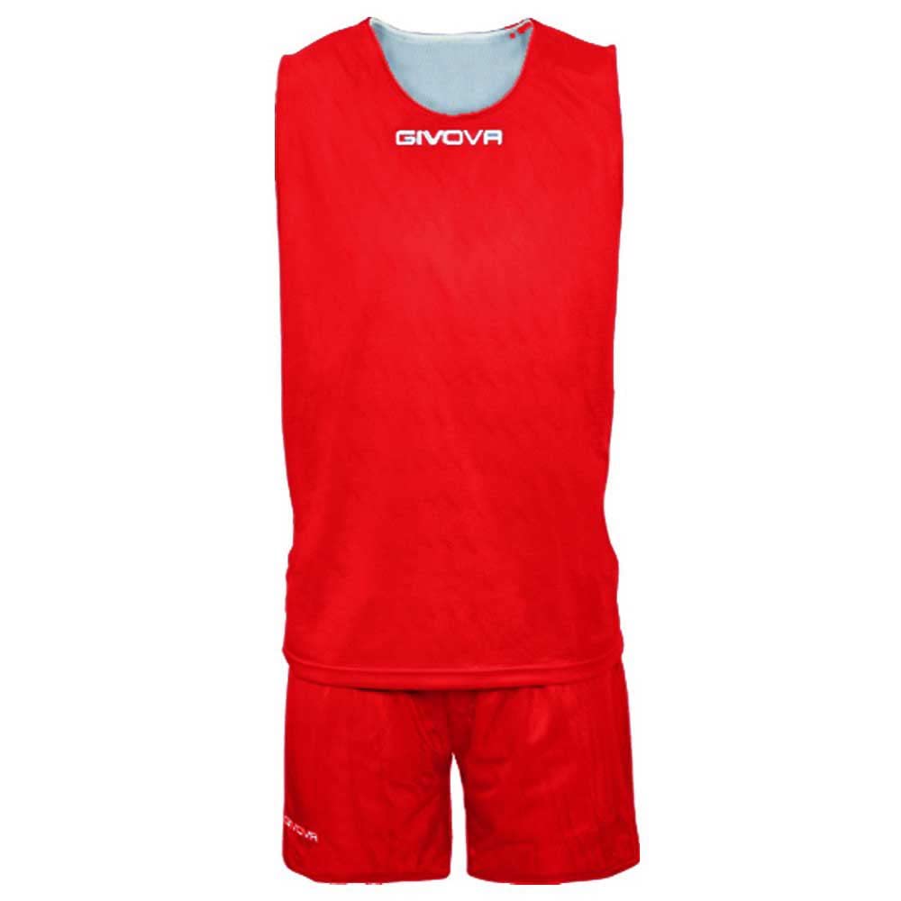 Givova, kit Double XXL rot/weib, XXL rot/weib
