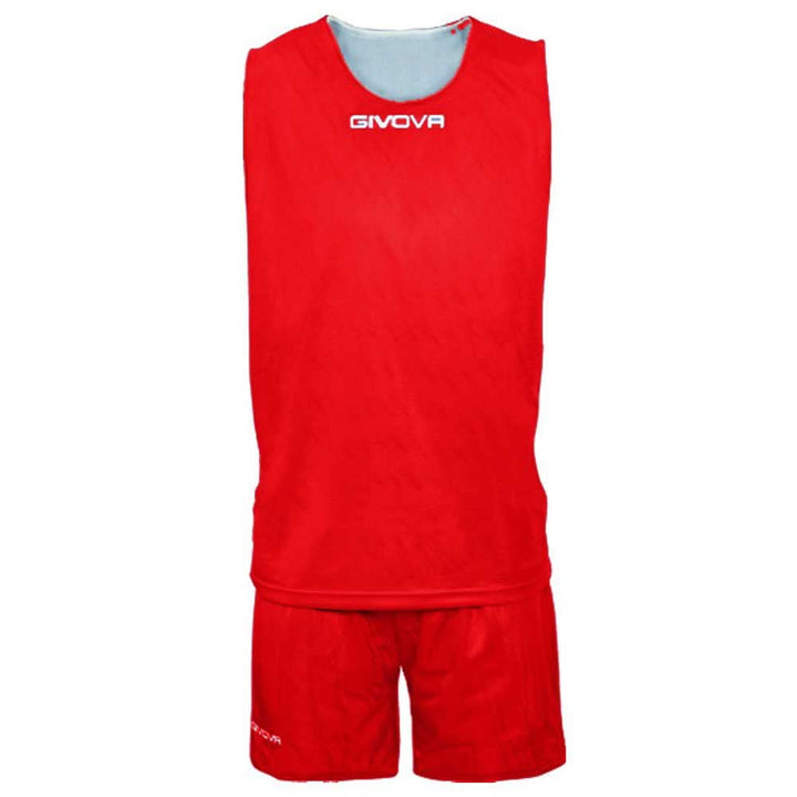 Givova, kit Double XXL rot/weib, XXL rot/weib