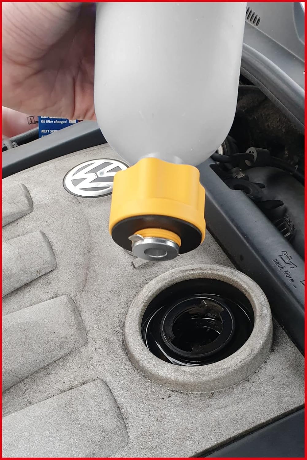 KS Tools 150.9130 Master Öl-Einfülltrichter-Satz mit drehbarem Winkelarm, 24-TLG