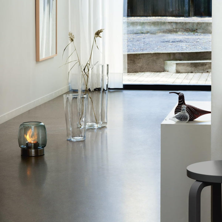 Iittala Vase Aalto 251 mm Grün aus Glas, 251 mm Grün