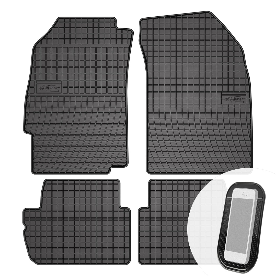 Gummimatten Auto Fussmatten Gummi Automatten Passgenau 4-teilig Set - passend für Chevrolet Spark IV