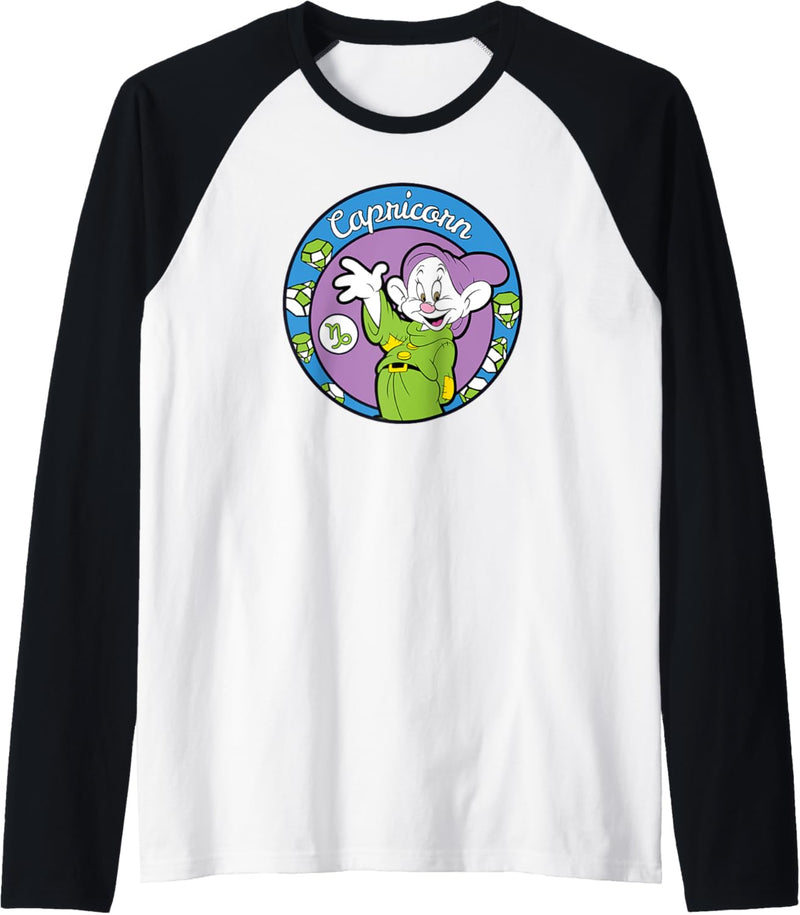 Disney Snow White and The Seven Dwarfs Dopey Capricorn Raglan