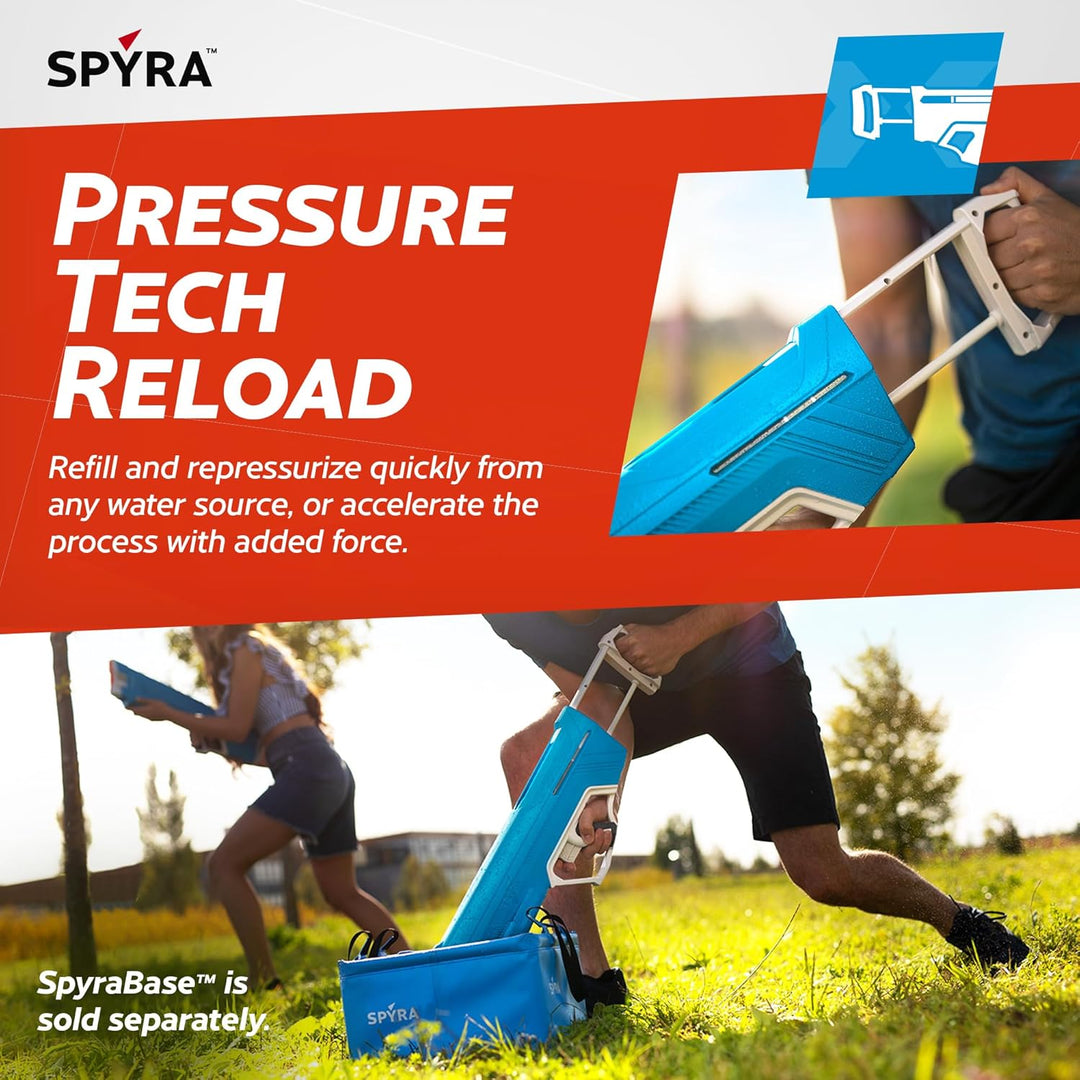 SPYRA – SpyraLX WaterBlaster Blue (Non-Electronic) – Super Powerful, Rapid-Fire, Instant Action Prem