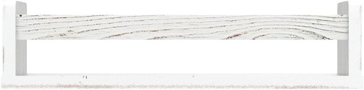 NATURE SUPPLIES Set 3 Rustikal Weiss Massivholz-Wandregale - Kinderzimmer - Ideal für Bücher und Spi