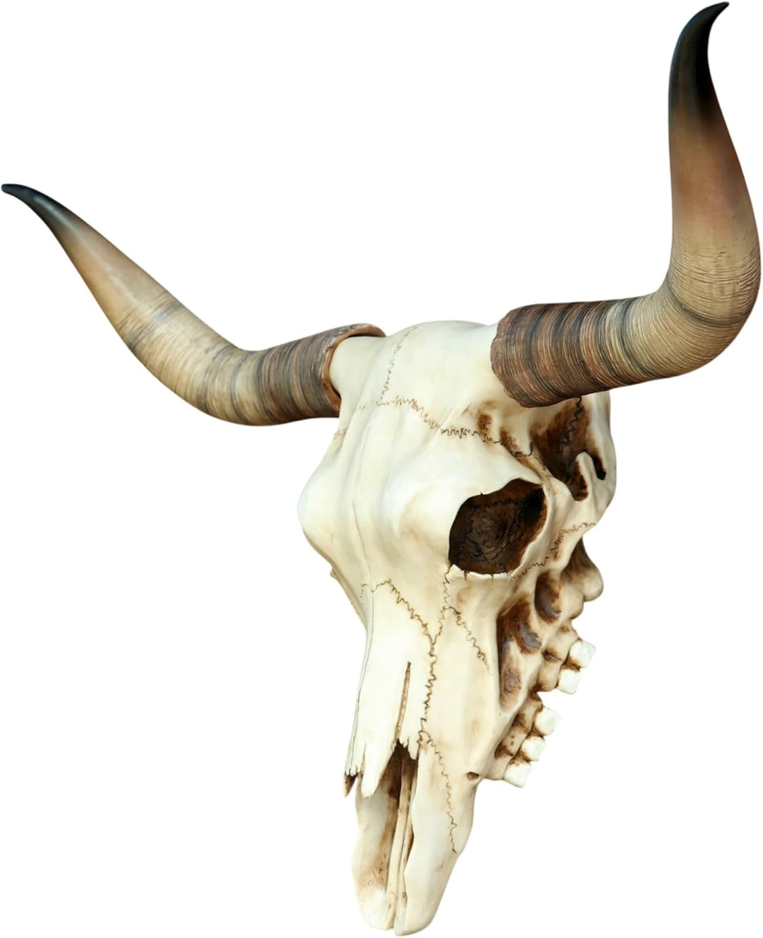 Bullenschädel Longhorn Schädel Skull Totenschädel Schädel Geweih Figur
