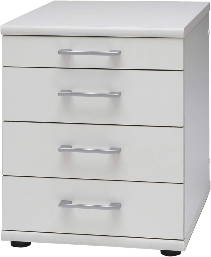 Möbelpartner Milo Büro-Container, weiss, ca. 41,6 x 50,0 x 53,4 cm ca. 41,6 x 50,0 x 53,4 cm Weiss,