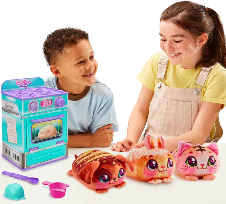 Cookeez Makery Ofen-Spielset in türkis mit niedlichem Überraschungseffekt durch Verwandlung zu einen
