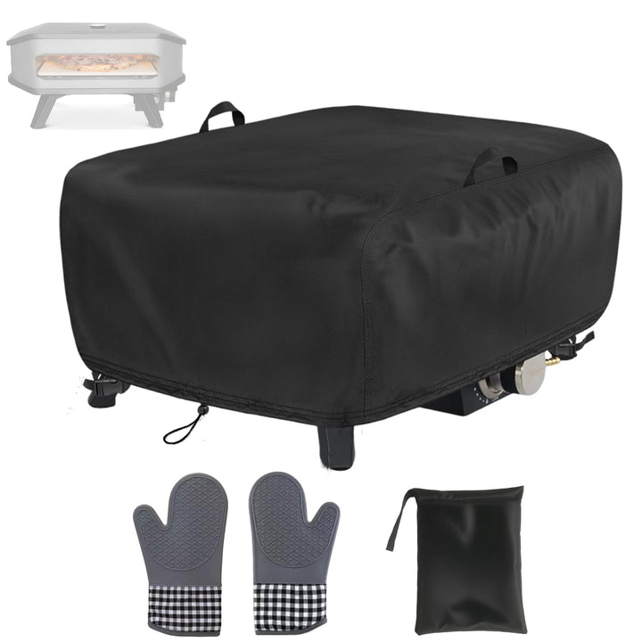 Pizzaofen Abdeckung für 17" Gas Pizza Ofen,62x62x28cm Outdoor Wasserdicht Schutzhülle für cozze 9034