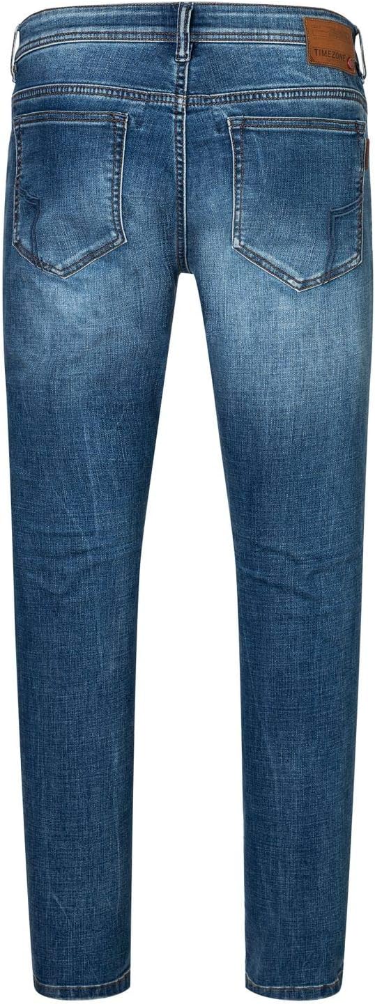 Timezone Herren Slim Eduardotz Jeans 29W / 32L Jeans Blue Wash, 29W / 32L Jeans Blue Wash