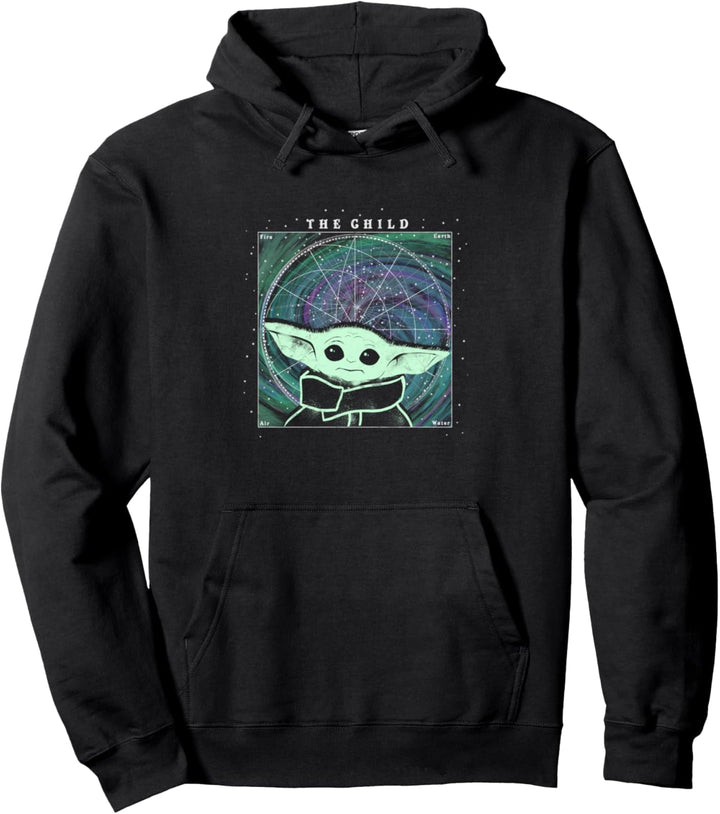 Star Wars: The Mandalorian The Child In Space Portrait Pullover Hoodie