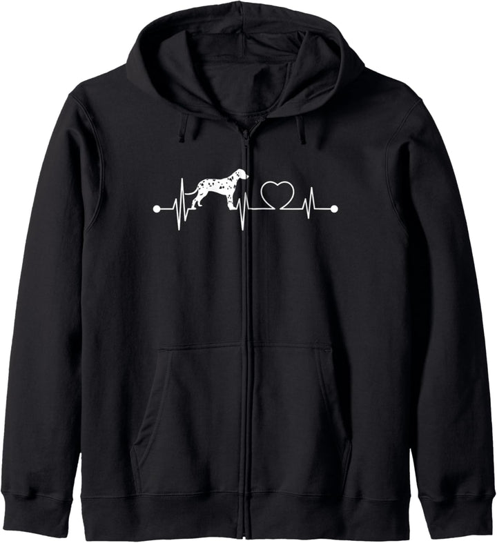 Dalmatian Heartbeat - Dog Lover Gift Idea Pet Dog Breed Kapuzenjacke