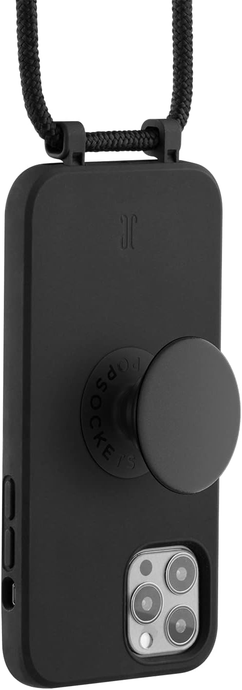 PopSockets x Just Elegance - Handyhülle für iPhone 12/12 Pro mit einer Abnehmbarereiner Geflochtenen