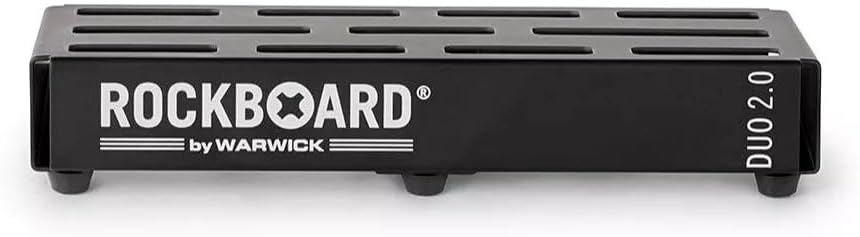 RockBoard DUO 2.0 Pedalboard with Gig Bag Schwarz, Schwarz