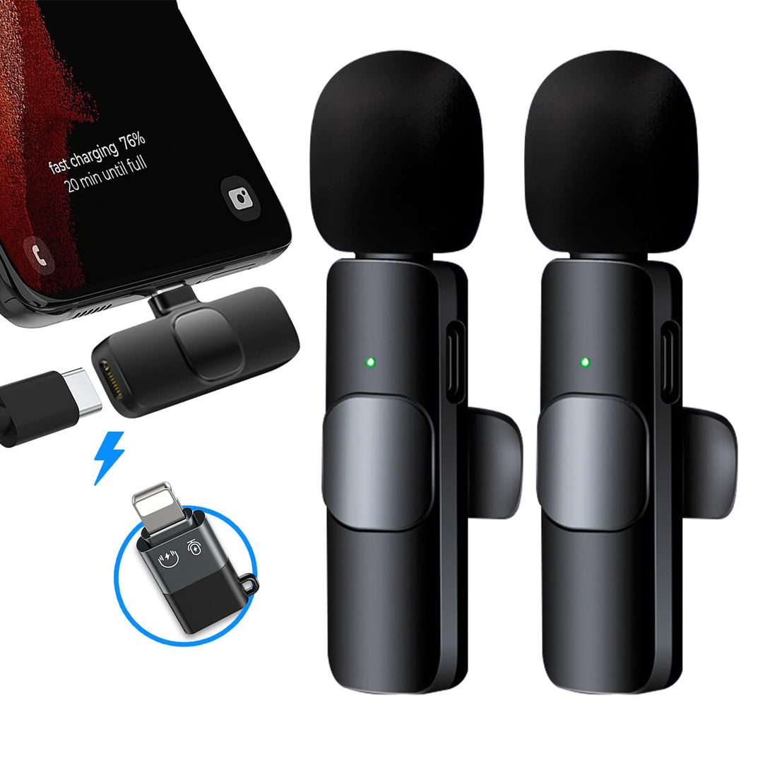 YOOUS Mikrofon, Lavalier Mikrofon für iOS/Android, Mini Microphone Plug & Play, Lavalier Mikrofon Wi