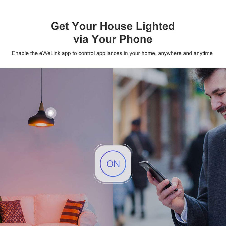Mini Fai-da-te Smart Switch Kleingehäuse, WiFi-Fernbedienung, Schalter für den Aussenbereich, funkti