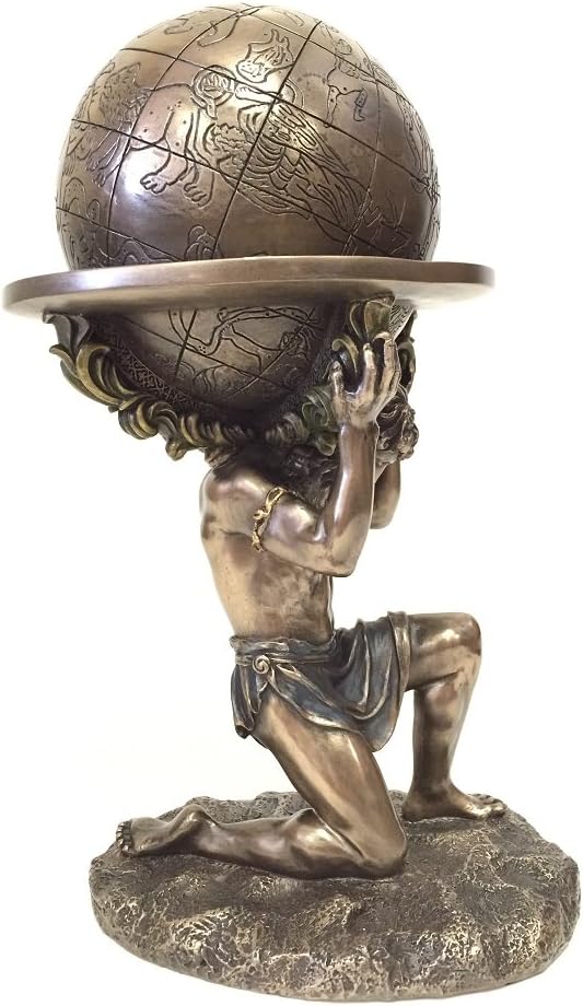 Veronese Design Statue griechischer Titan Atlas trägt die Welt