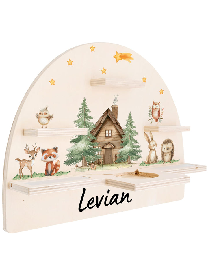 Bärenfreunde personalisiertes Tonie Regal für Kinderzimmer - Magnetisches Toniebox Regal für Toniebo