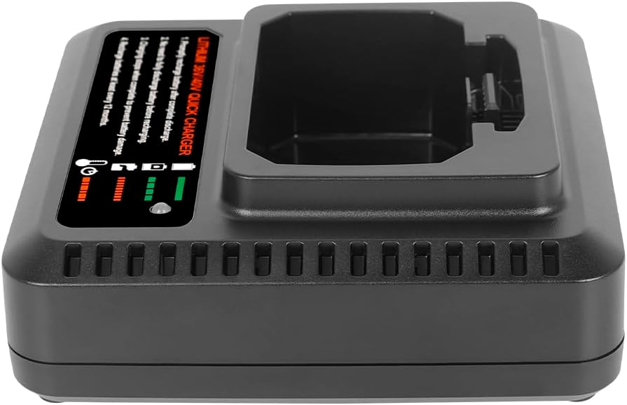 LCS36 LCS40 36V/40V Max Schnellladegerät Ersatz für Schwarz und Decker 36V/40V Lithium Akku LBXR36 L
