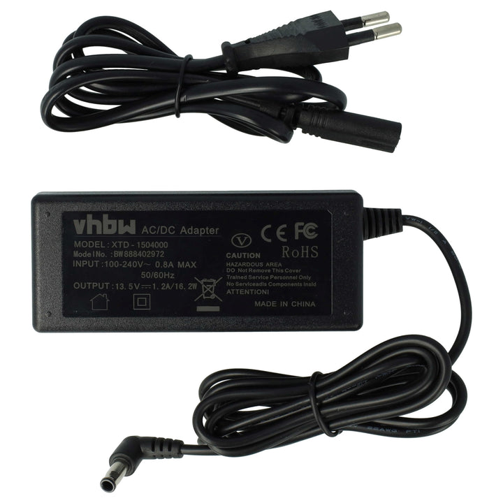 vhbw Netzteil kompatibel mit Epson Perfection V37 | V350, V330, V33, V300, V30, V220, V200, V370, V1
