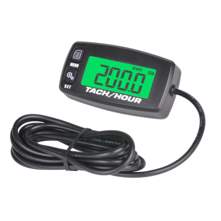 Runleader Digital Motor Betriebsstundenzähler,Wartungserinnerung Drehzahlmesser für das Fahren von R