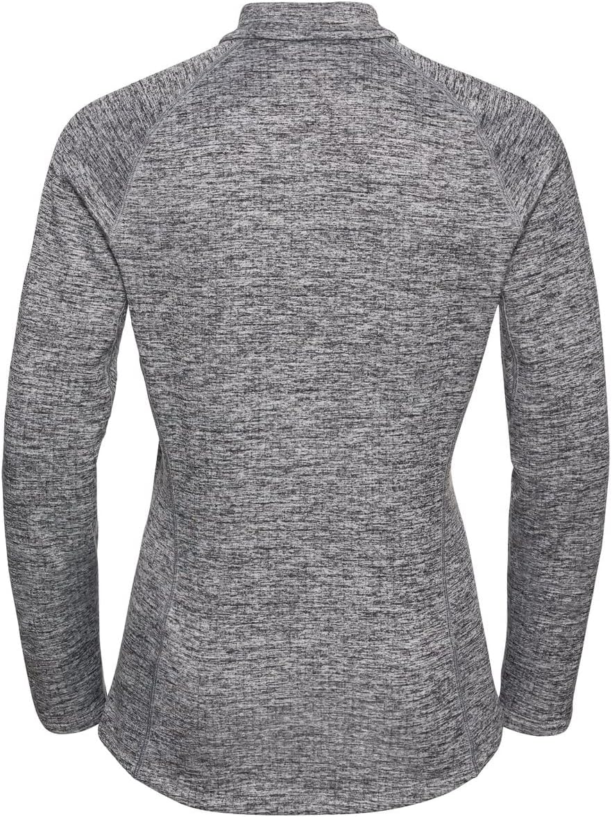 Odlo Damen Fleecejacke Damen Tencia I Midlayer I Langarm Wandershirt Outdoor Mid Layer XXL Grey Mela