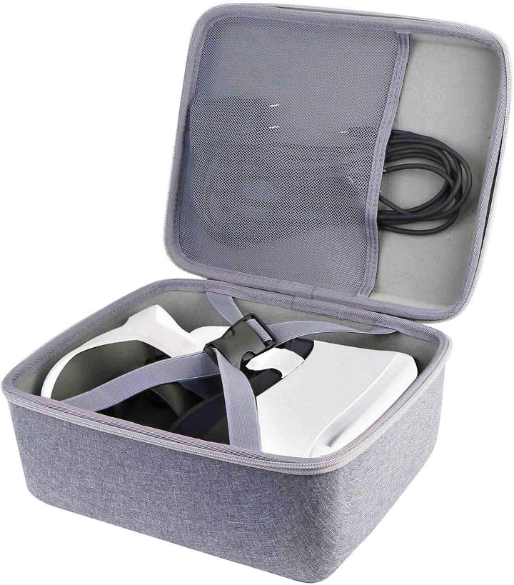Aenllosi Hart Hülle Tasche für Meta Quest 2/Oculus Quest 2/PICO 4 VR Headset (Nur Tasche) (Grau), Gr