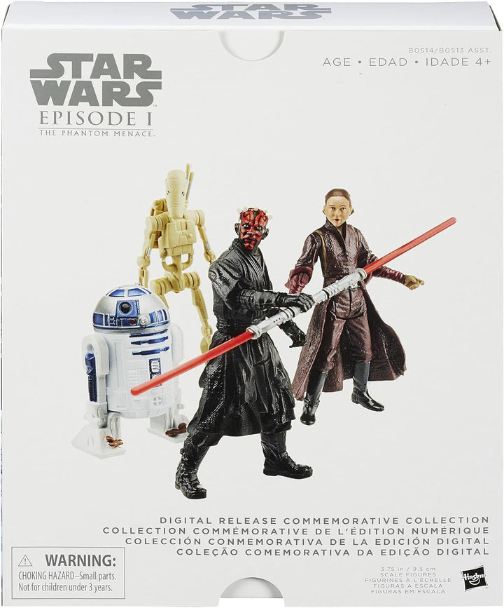 Hasbro Star Wars Episode I Digital Release Commemorative Collector Set mit 4 Figuren