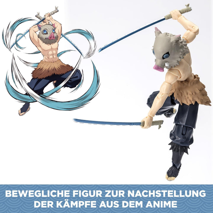 BANDAI - Ultimate Legends HD - Demon Slayer Actionfigur 12 cm - Inosuke Hashibira - Offizielle Demon