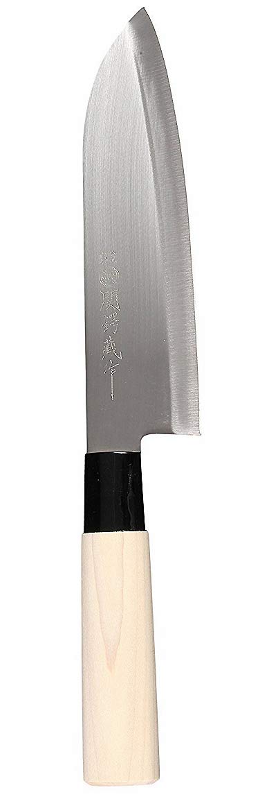 SekiRyu Santoku Küchenmesser, Edelstahl, Silber