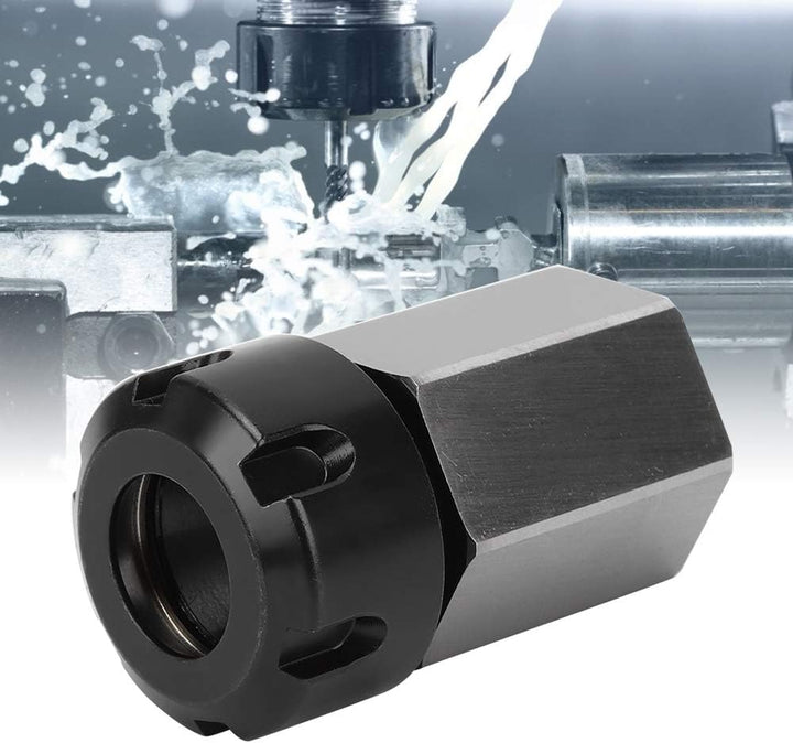 Fafeicy ER40 Sechskant Spannzangen mit 0,015 Genauigkeit, 7,5 x 5 x 5 cm Kohlenstoffstahl Spannzange