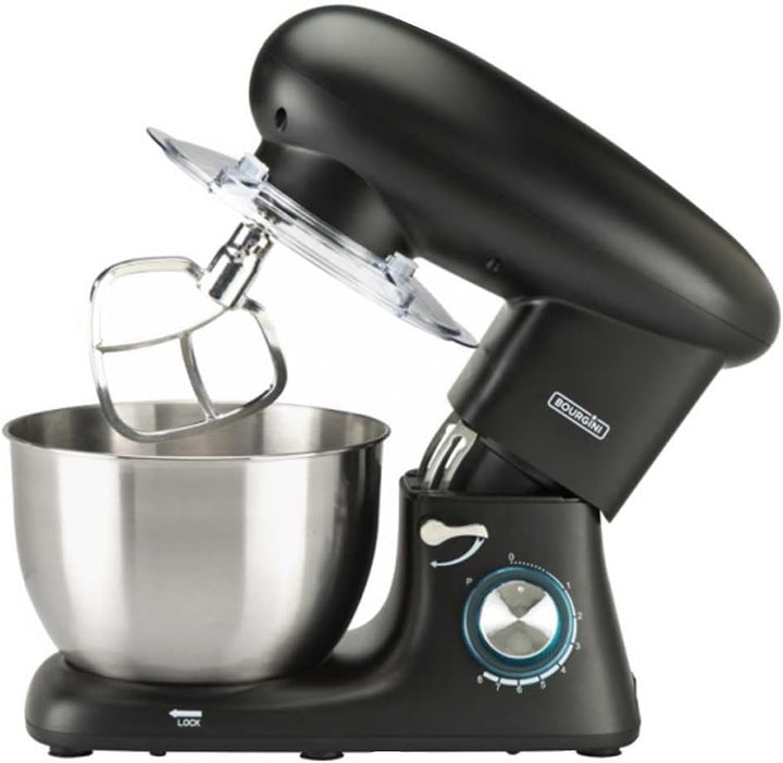 Bourgini Kitchen Chef Plus Grey 5.5L - Küchenmaschine (Schwarz)