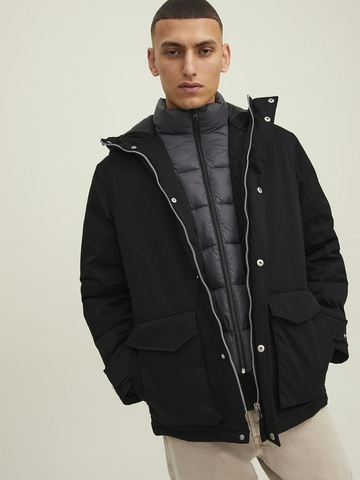 JACK & JONES male Jacke Gefütterte Innenweste S Schwarz, S Schwarz