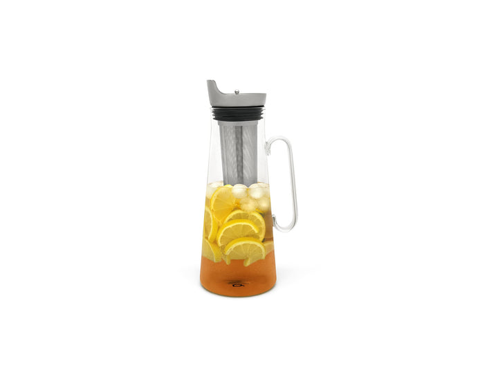 Bredemeijer Eistee Maker Glaskanne 1.2 Liter mit Edelstahlfilter