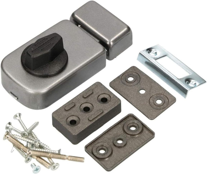 KOTARBAU® Zusatzschloss 60 mm 3 Farben mit Aussenzylinder Gleichschliessend Kastenschloss Türzusatzs