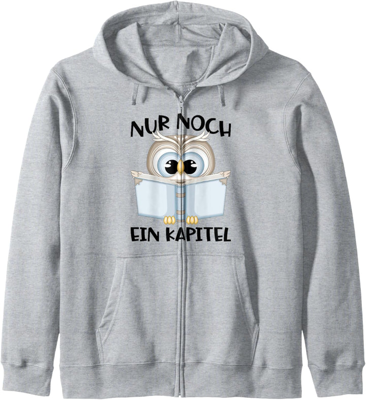 Leseratte Geschenk Spruch Nur Noch Ein Kapitel Bücher Lesen Kapuzenjacke