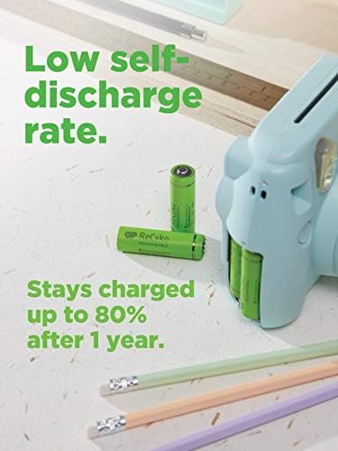 GP ReCyko + Paco 4 wiederaufladbare AA-Batterien der Serie 2600, NiMH, min. 2600mAh 120.270AAHC-C4 C
