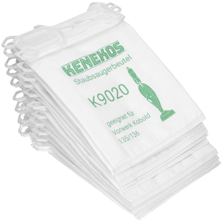 Kenekos - 18 Staubsaugerbeutel passend für Vorwerk - Kobold 135/136 / 135SC / VK135 / VK 136, 5-lagi