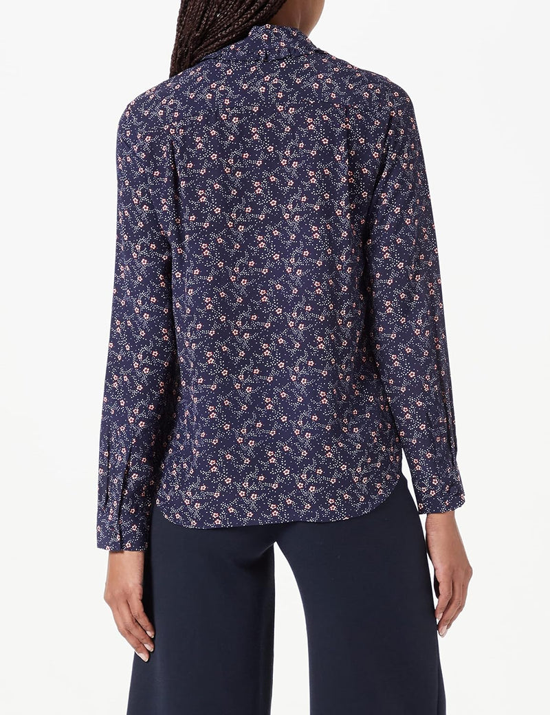 Seidensticker Damen Bluse - Fashion Bluse - Regular Fit - tailliert - Hemd Blusen Kragen - Bügelleic