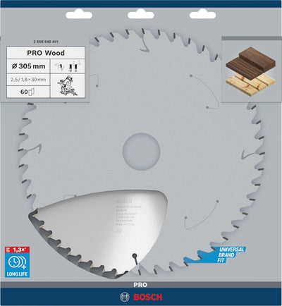 Bosch Accessories Bosch Professional 1x Kreissägeblatt Optiline Wood (Sägeblatt für Holz, Ø 305 x 30