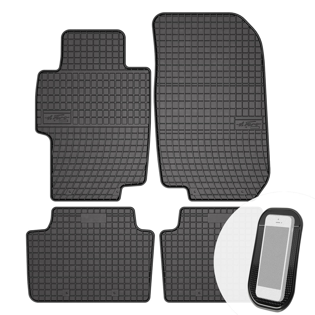 Gummimatten Auto Fussmatten Gummi Automatten Passgenau 4-teilig Set - passend für Honda Accord VII C