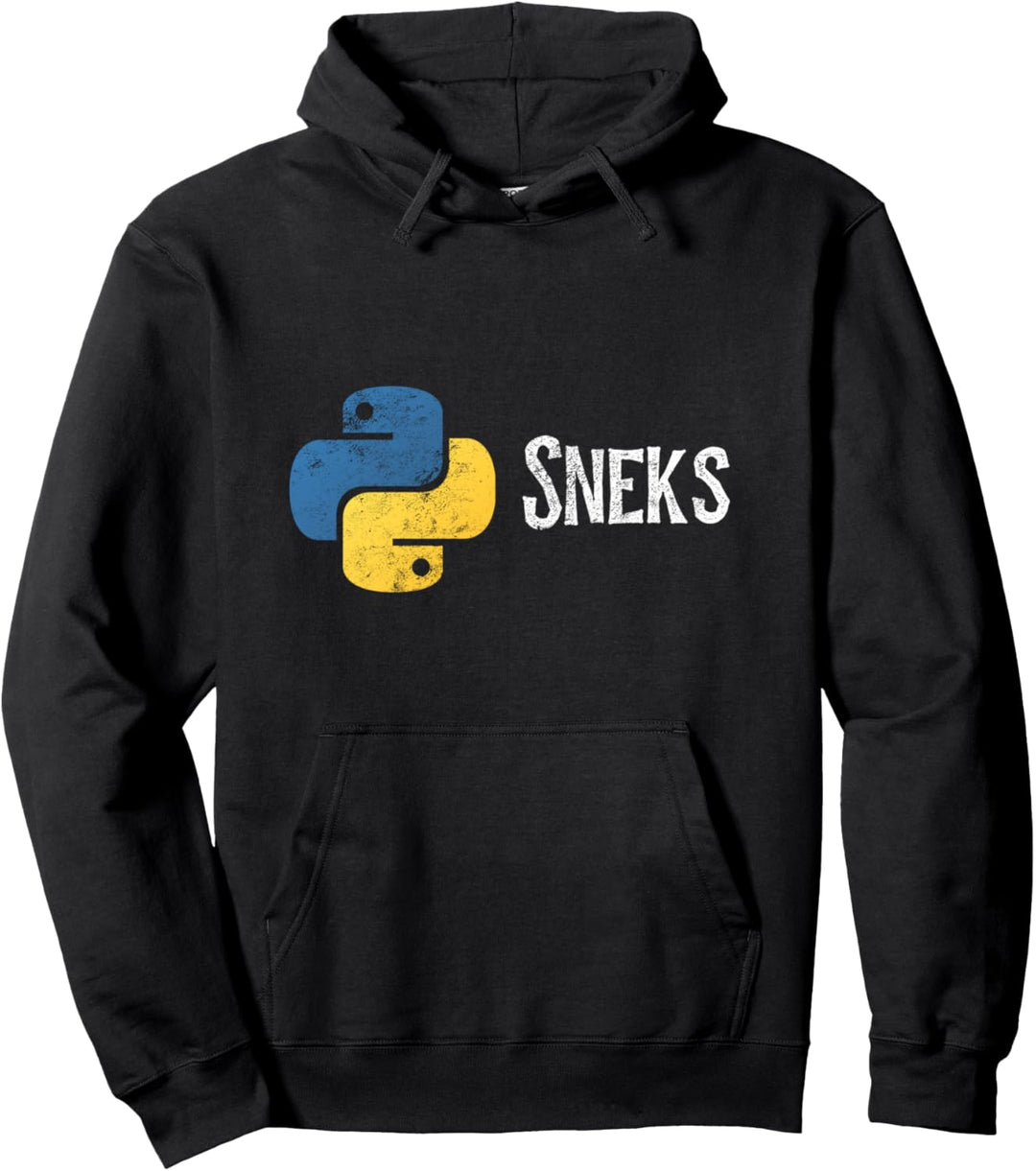 Python-Programmierung Lustiger Programmierer Python Logo Pullover Hoodie