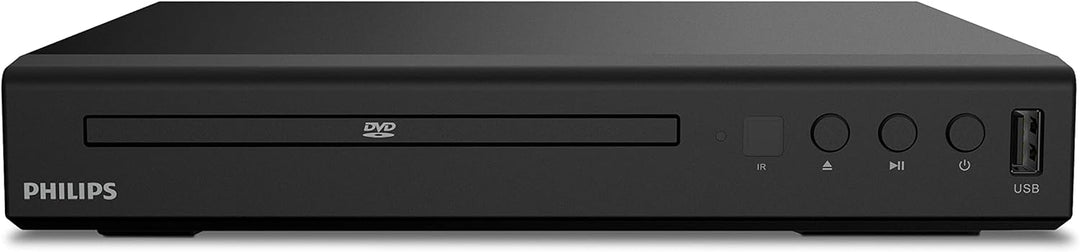 PHILIPS DVD-Player TAEP200/12 - Für nahezu alle Disc-Formate - USB Media Link - Schwarz
