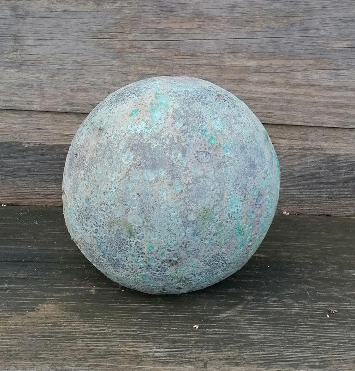 Generisch NEU !! 2. Wahl !! Kugel ø ca. 30 cm aus frostfesten Steinzeug Keramik- anthrazit grau glän