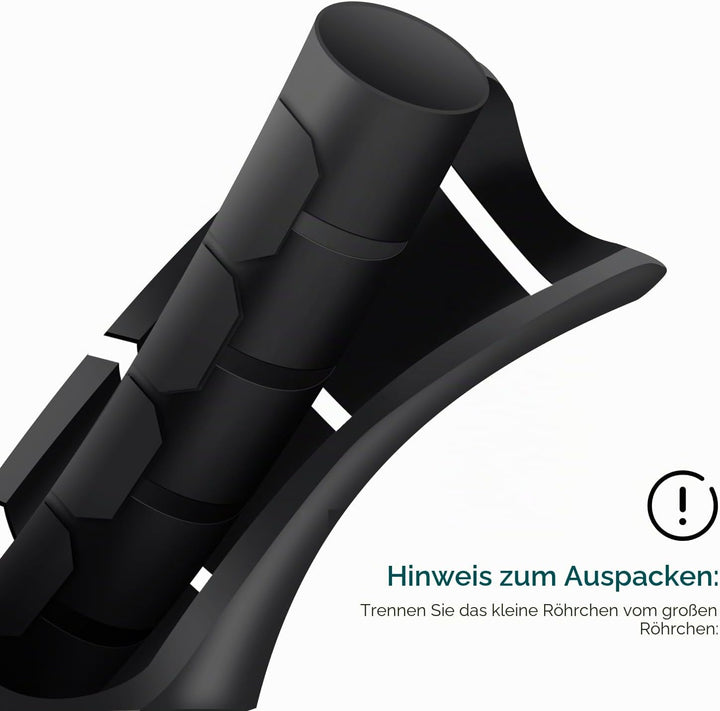 shinfly 2 x 10m Kabelschlauch Selbstschliessend, Durchmesser 22mm/28mm Flexibel Kabelkanal mit 1 Dra