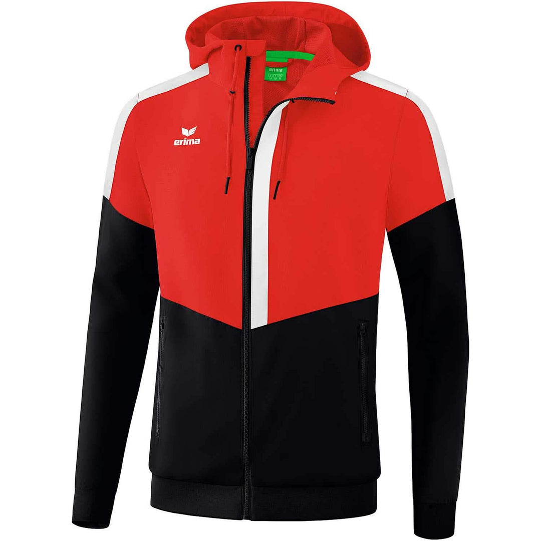 Erima Herren Präsentationsjacke Tracktop Squad XL rot/schwarz/weiss, XL rot/schwarz/weiss