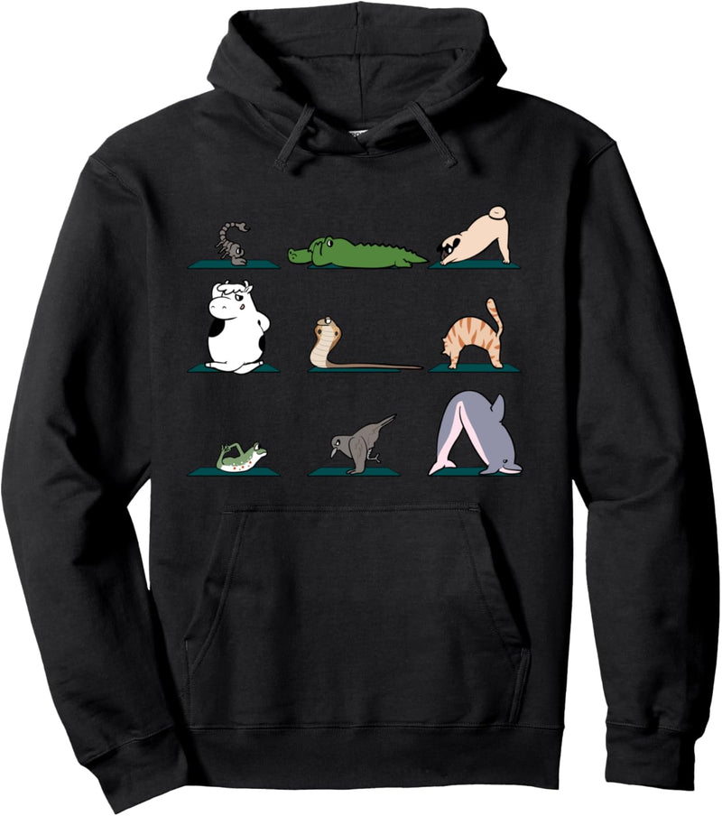 Animal Yoga Pullover Hoodie