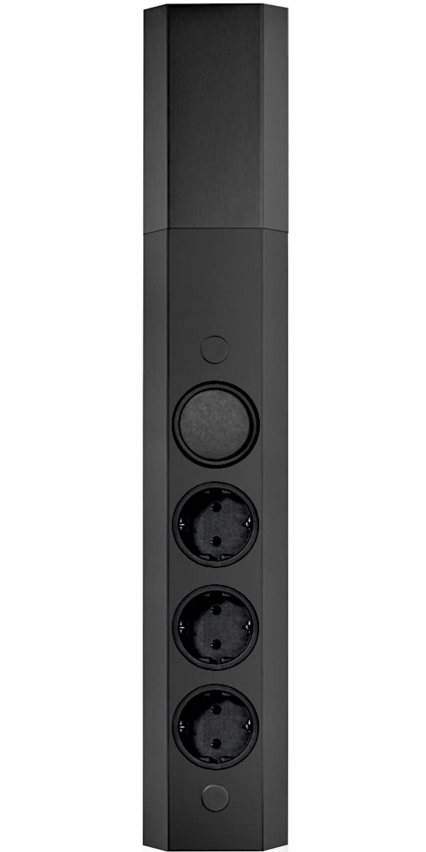 STS 3081 Energie-Ecksaeule schwarz