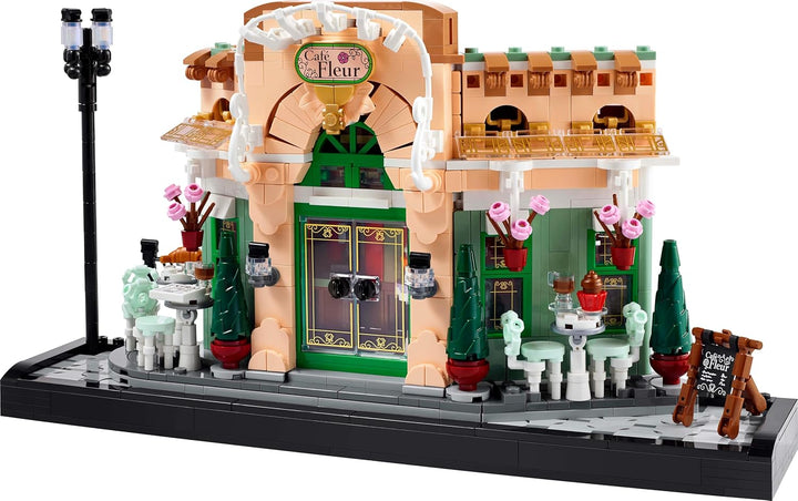 LEGO Icons Französisches Café - Deko fürs Wohnzimmer oder Büro - Bauset für Erwachsene inkl. pittore